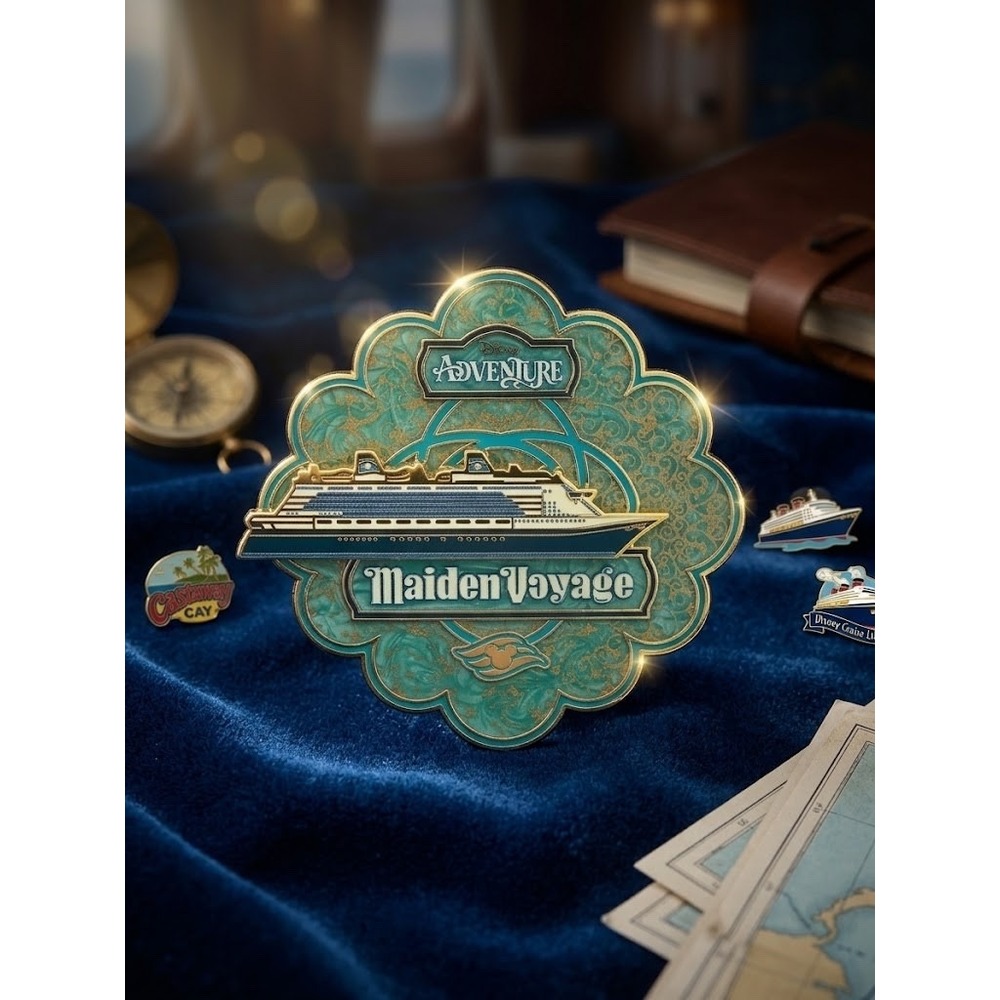 DISNEY CRUISE LINE ADVENTURE "Maiden Voyage" SLIDER PIN/LIMITED/MSDCLMV082726